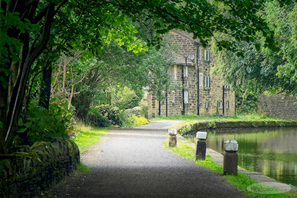 View from Brearley Upper Lock, near Mytholmroyd